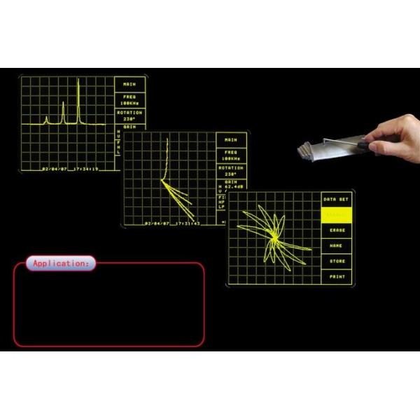 Touch Screen, Shuttle digital Knob panel Portable Eddy Current Flaw Detector