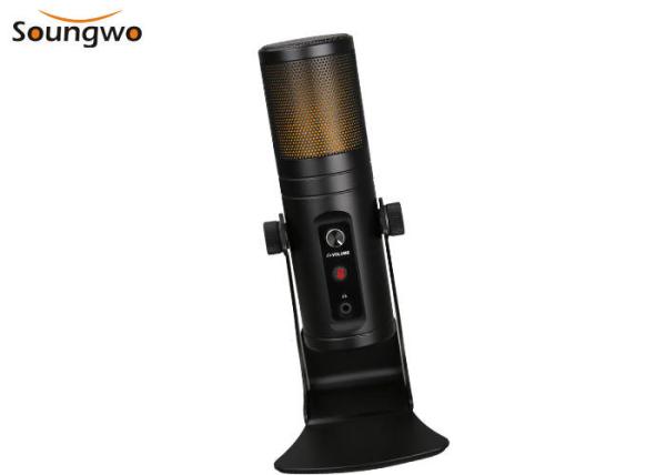Quality Condenser USB recording microphone Built-In Headphone Jack RGB Indicator for sale