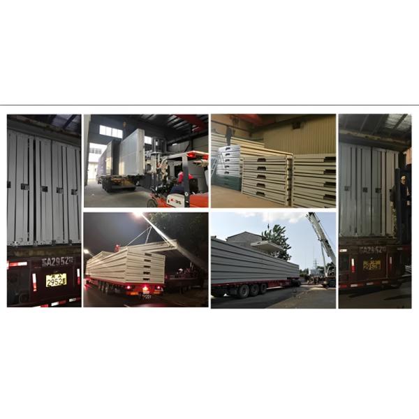 Sandwich Panel Mini Container House Mobile Prefab Home For Office Buildings