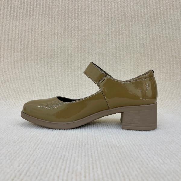 Fashion Women'S Business Casual Heels U Knot Brown Heels For Women