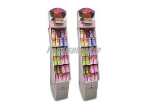 Elegant Custom POS Cardboard Candy Display Recyclable With 3 Tiers