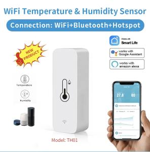China 2.4GHz Smart WiFi Digital Thermostat Real Time Temperature Humidity Sensor wholesale