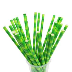China Attractive Party Festival Coloured Paper Straws Juices Paper Cocktail Straws wholesale
