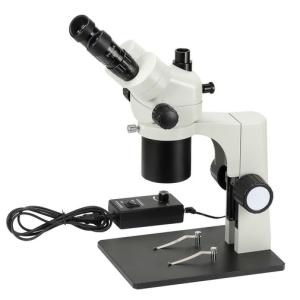 China Magnification 18X-65X Stereo Zoom Microscope Trinocular Coaxial Illumination wholesale