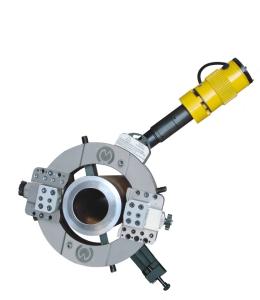 China Electric Driven Clamshell Split Frame Machine , Pipe Cold Cutting Tools wholesale