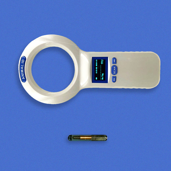 Mini ICAR Certified Pet Rfid Reader Animal Microchip Reading 134.2khz LF