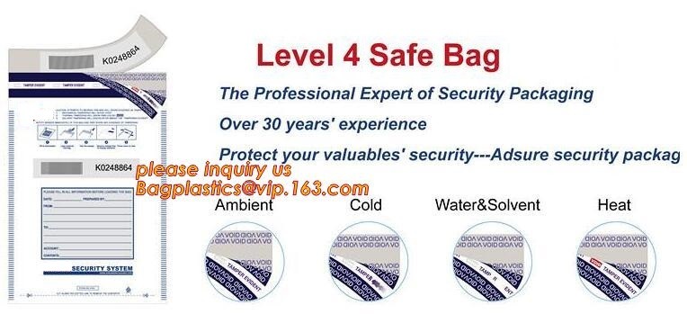 Plastic Money/Evidence Security Envelopes Cash Deposit Seal Bags, Bank Industrial Use cash security deposit bags, bageas