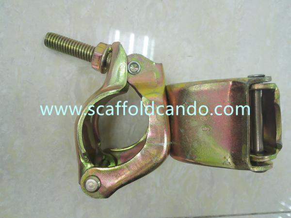 Quality Durable good performance JIS scaffold pressed right angle coupler clamp with electro galvanized for 48.6mm sizes for sale