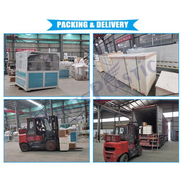 HDPE Pipe Extruder Machine 18-36kw Heating Power 380V/50Hz Voltage