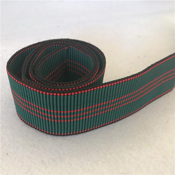 High Elasticity Webbing Straps For Lawn Chairs Blue With 5 Red Lines