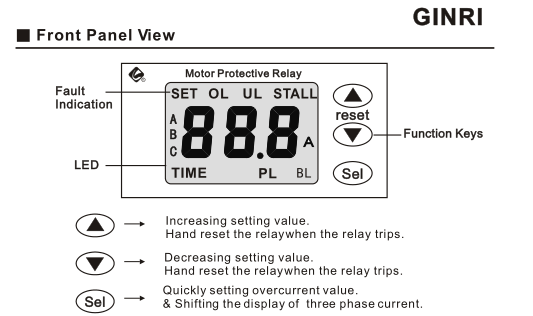 Undercurrent Electronic Overload Relay Current Protection Relays