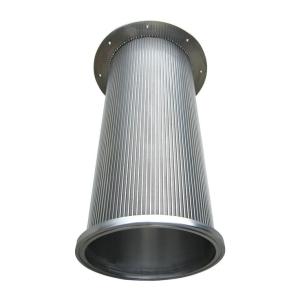 China Stainless Steel Wedge Wire Strainer Rotating Drum Screen For Pulp Machine on sale