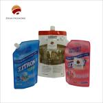 Customizable Capacity Juice Doypack with Gravure Printing Surface Handling