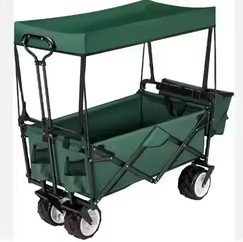 Quality 4 Wheels Foldable Shopping Wagon Convenient Folding Cart for General and Easy Transport for sale