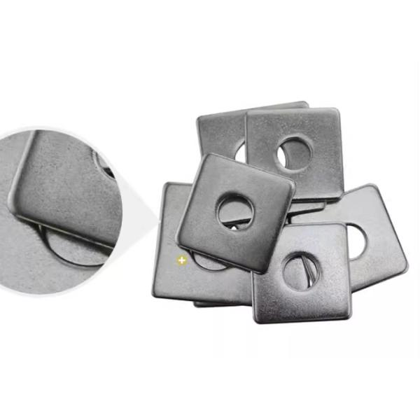 5/8 5/16-18 Stainless steel square washer SS304 SS316 A2 A4-81 Customized Size Plain surface