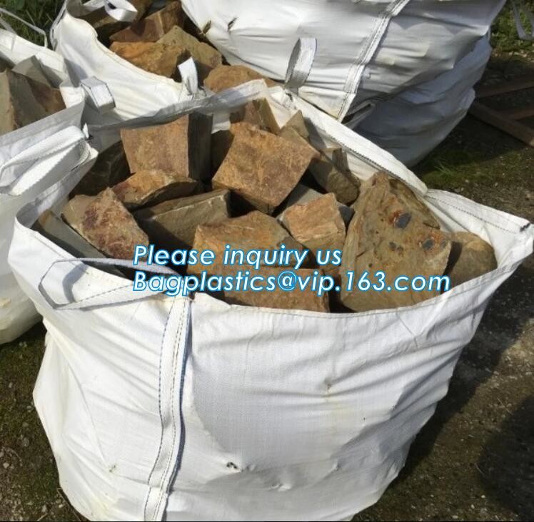customizable PP u-panel baffle big bag /coated white woven PP jumbo bag/ventilated 4 panel baffle bag/all colors availab