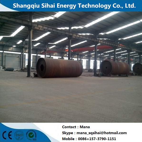 8-10 Tons Daily Processing Capacity Rubber Pyrolysis Machine for Recycling Waste Tires