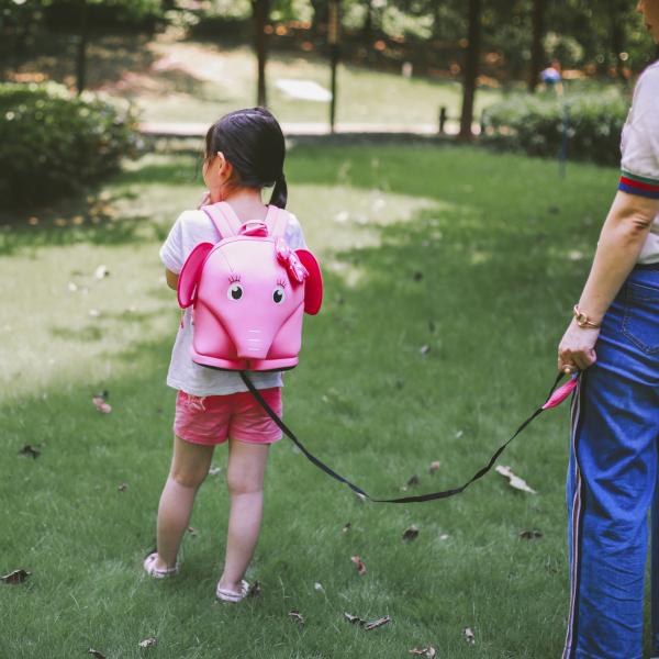 3D Cartoon elephant for kids todder boys girls backpack with strap