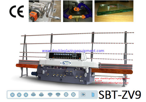 9 Spindles Glass Straight-Line Edging Machine,Glass Straight-Line Edging Machine,Glass Edging Machine