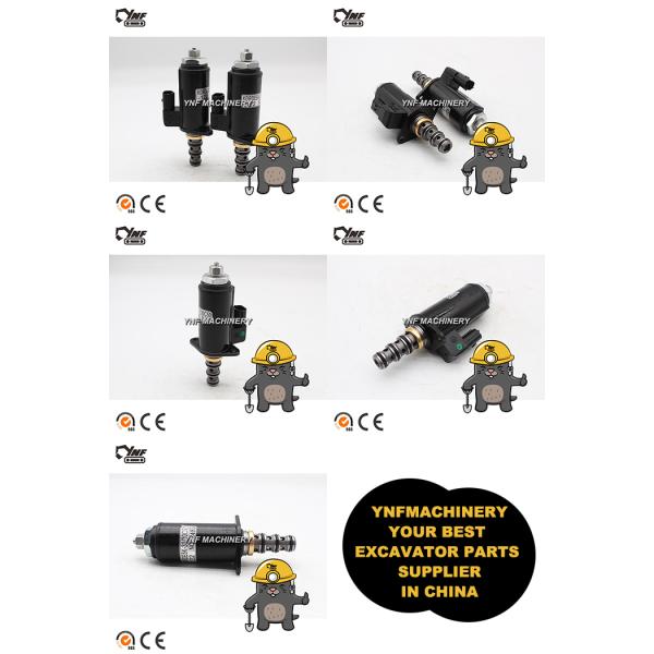 Ynf00187 Excavator Spare Parts For Kobelco Sk200-8 Solenoid Valve Yn35v00048f1 Kdrde5k-31/30c50 Sky5p-17-A