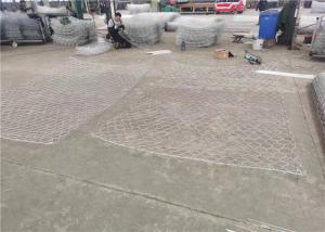 China Galvanized Gabion Box Hexagonal Gabion Iron Wire Mesh Woven Gabion Net For Landscaping on sale