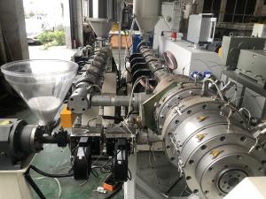 PE Pipe Single Screw Extruder 210KW 75/38 High Capacity
