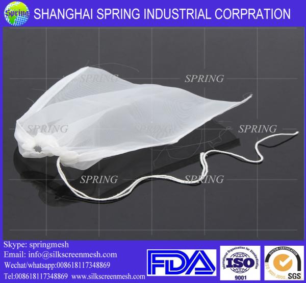 Quality 90T-43um(230mesh) mesh filter bag /white silk screen mesh /filter mesh for sale