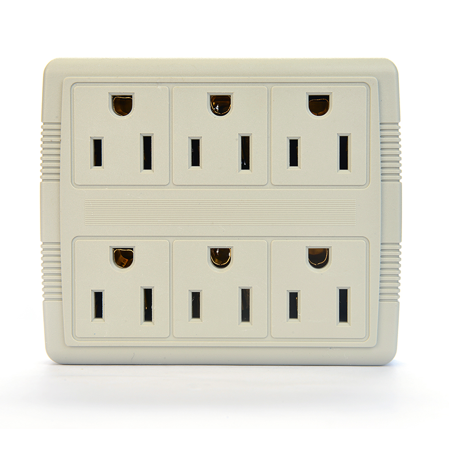 Portable American Standard ETL Socket Adaptor Fast and Safe Charging for Mobile Devices Rated Voltage 125V