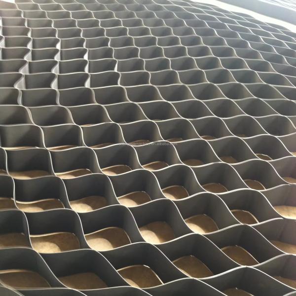 Quality Customizable Screw L/D Ratio 33 1 Geocell Production Line with Online Punching Machine for sale