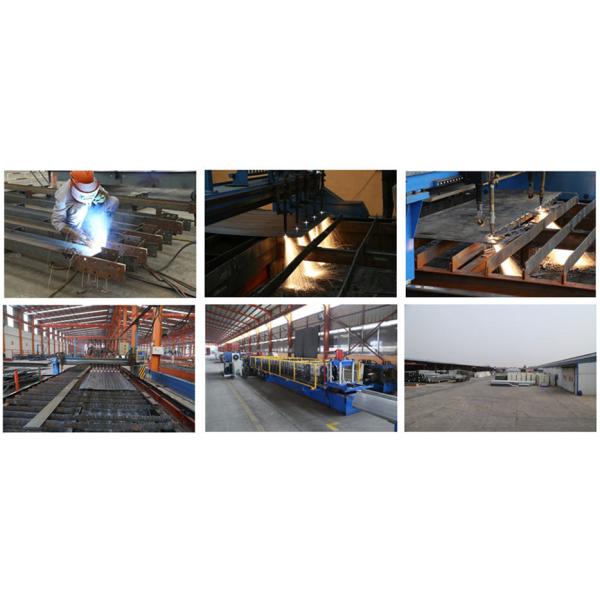 Q355 Welded H Section Steel Structure Workshop Metal Construction Painted