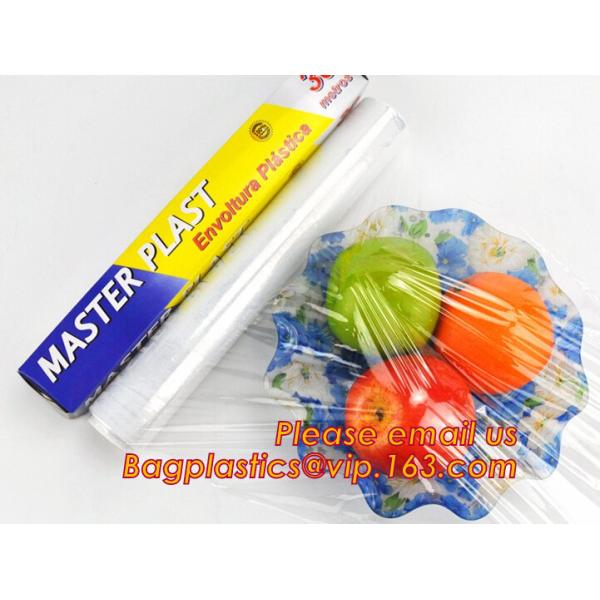 PVC Cling Film Plastic Wrap 30CM X 400M Cheap Food Wrap Film, Pvc Cling Film Jumbo Roll, 11 micron pvc stretch food wrap