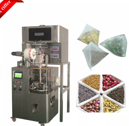 Vertical Nylon Triangle Tea Bag Machine Durable Packing 3.5Kw 220V