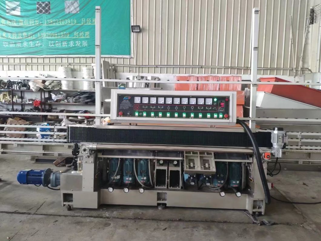 9 Motors Manual Window Glass Edging Grinding Machine