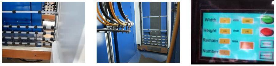 Glass Sandblasting Machine with Sandblaster for Sand Blasting Glass/Mirror