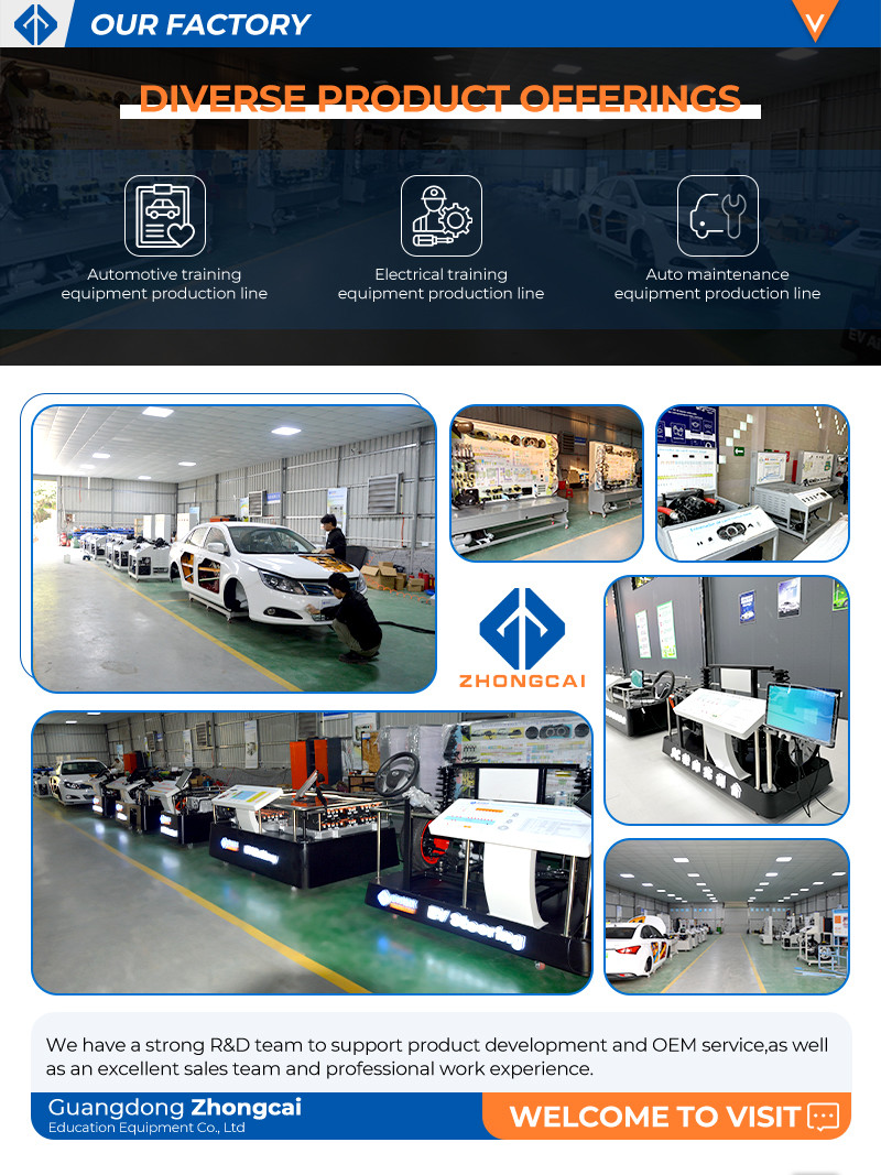 Automotive Education Equipment Gasoline Engine Operation Training For Passat V6