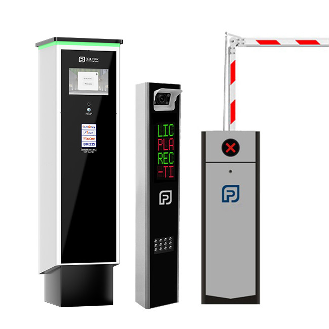 Freestanding Automatic Parking Ticket Machine For LPR System