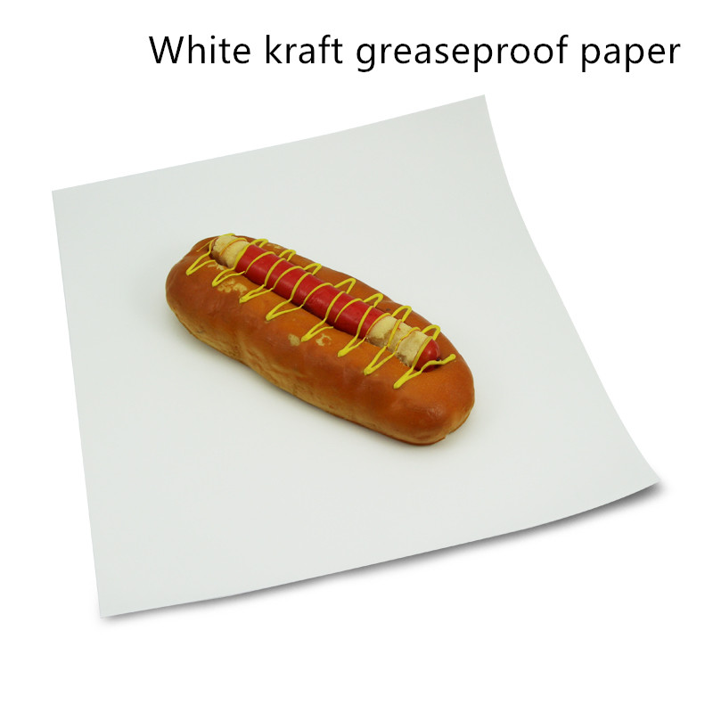 Disposable White Greaseproof Baking Paper Without Printing