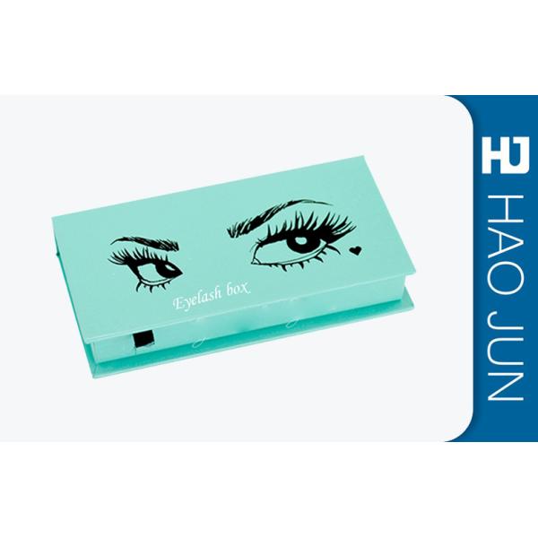 Book Style Magnetic Eyelash Box Portable Custom Packaging For Eyelashes