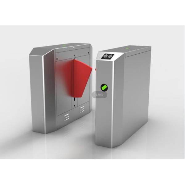 Factory 3 Pairs Flap Barrier Turnstile , Retractable Automatic Office Security Gates