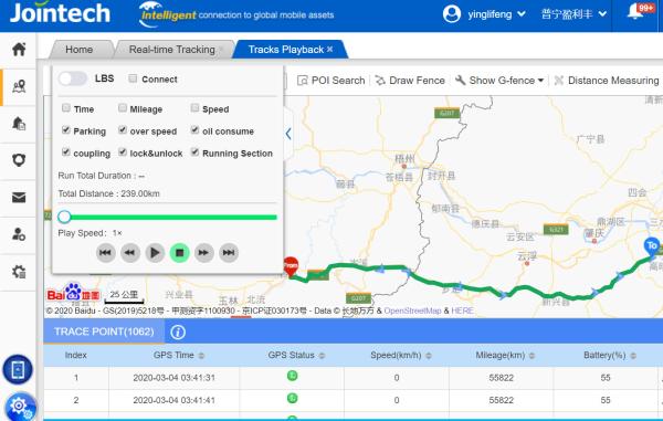 Quality Smart Fleet Vehicle GPS Tracking Software With Iot Platform for sale