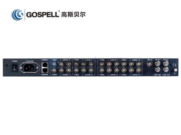 Quality 8 Channel Integrated Receiver Decoder FTA Satellite Receiver For SD MPEG-2 AVC AVS for sale