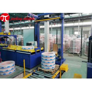 China ID300mm Copper Coil Wrapping Machine With Automatic Wrapping Stacking System wholesale
