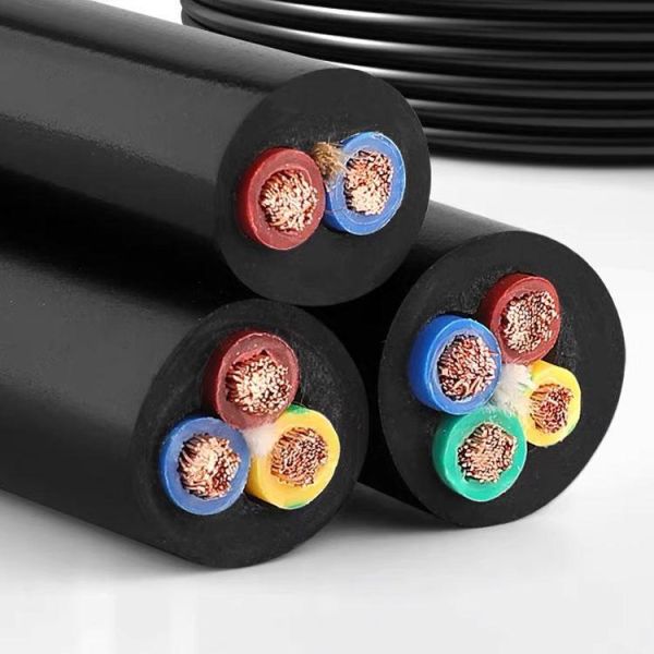 High Flexibility Rubber Flexible Cable Small Bending Radius For Industrial Use