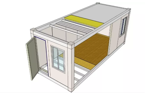 Reusable Flat Pack Premade Container Homes Welded Grade 9 Earthquake Resistance