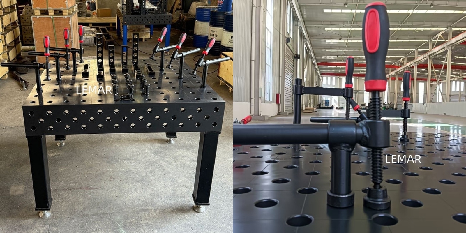 D28 Modular 3D Nitrided Heavy‑Duty Metal Welding Positioning Work Table