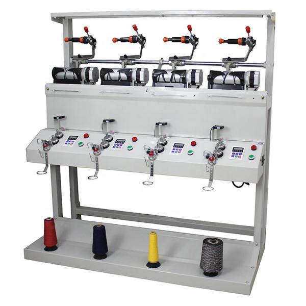 Quality 4 Heads Spindles Yarn Winding Machine , fancy yarn twisting machine for sale