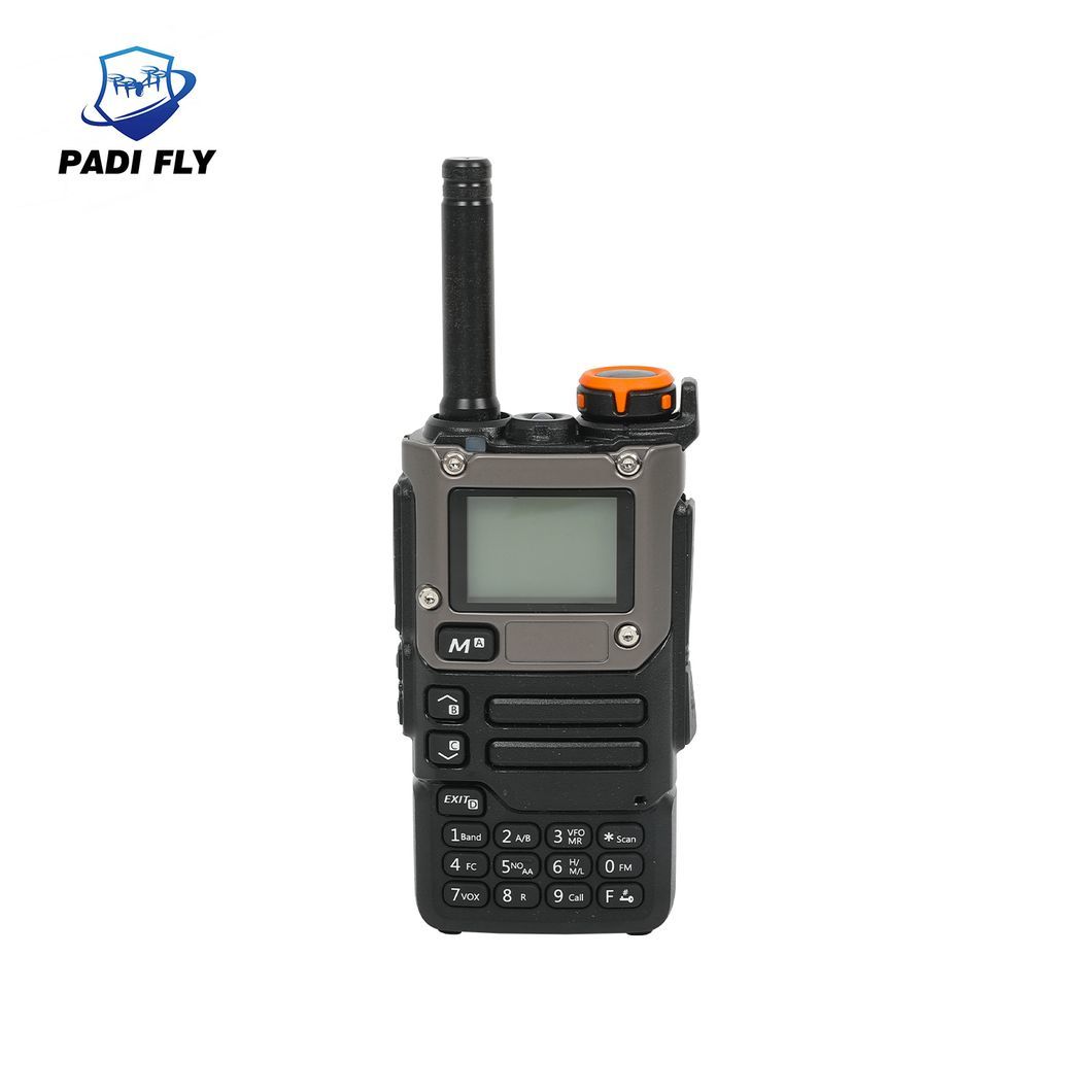Hand-Held 2km Range Drone Signal Detector with 2.4G 5.2g 5.8g 60W Frequency Detection Alarm System