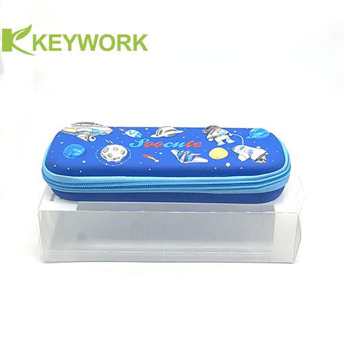 Quality 3D EVA PU Pencil Case Cartoon Stationery Box Student Pen Case Writing Case for sale