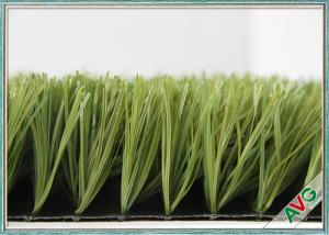Easy Installing Soccer Synthetic Grass For Football Field SBR Latex / PU Backing