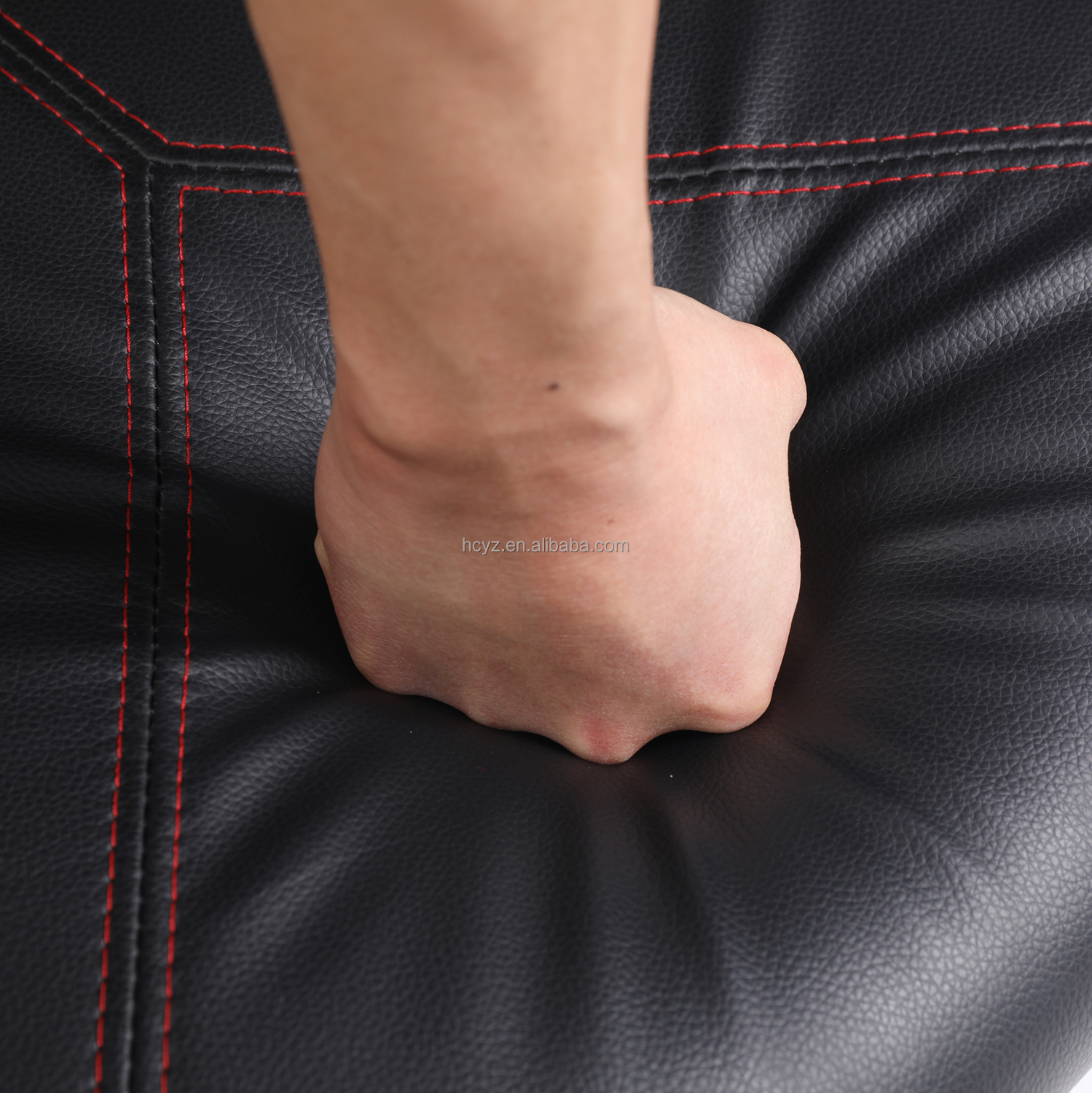 Synthetic Leather Computer Gaming Chair Without Foot Fixed Chassis Rotating Esports Chair
